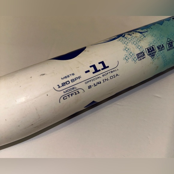 DeMarini Cat Osterman CTF11 Fastpitch Softball Bat 31" / 20 oz. -11 DX1 Alloy - Picture 4 of 9